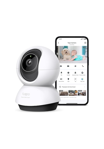 Tr Tp-link Tc74, 5mp İç Mekan Güvenlik Kamerası, Aı Gelişmiş Algılama İnsanlar/evcil Hayvanlar/araçlar/bebek A Diğer