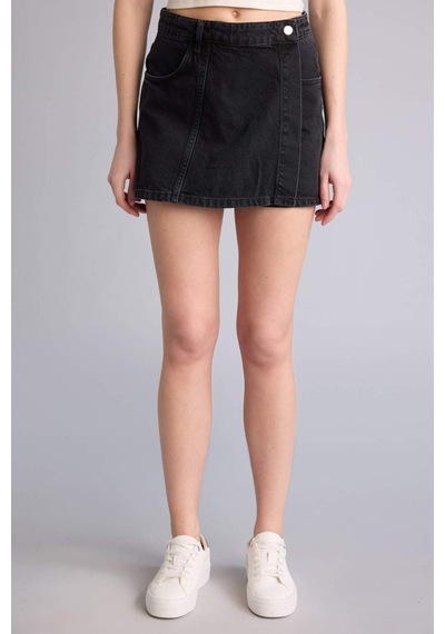 Defacto Normal Bel Jean Şort H0633ax26smnm40 Siyah-nm40