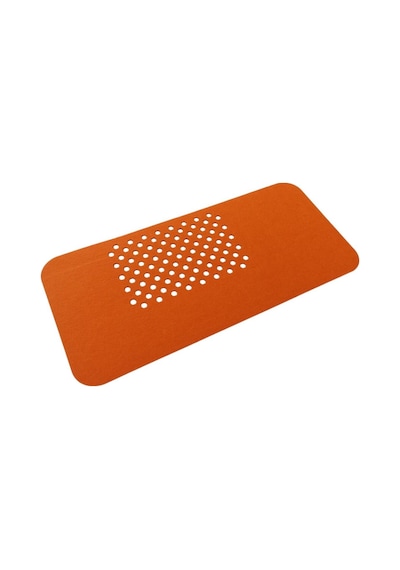 Çalışma Masası Düzenleyici Keçe Bilgisayar Mouse Pedi Masa Üstü Düzenleyici Mat 70x32 Cm Turuncu