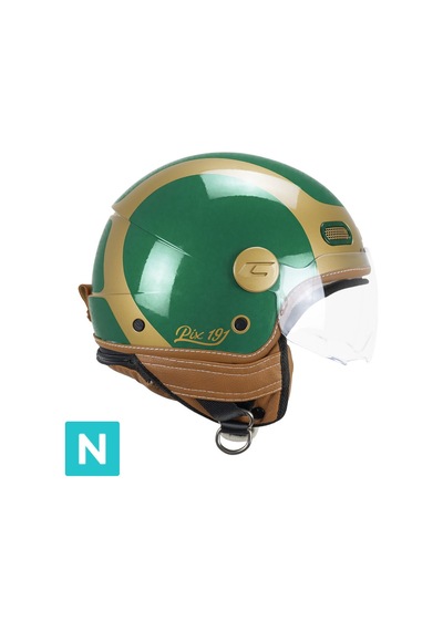 Cgm 191g Pix Sprint Verde Oro Sagomata Açık Kask Yeşil-gold