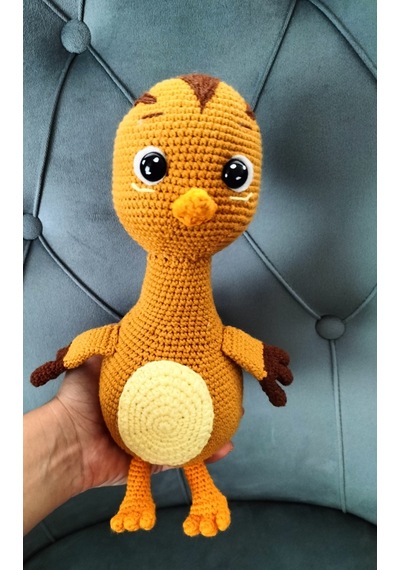 Katuriler Şirin Kuş El Yapımı Örme Oyuncak Amigurumi Dukakidstoys