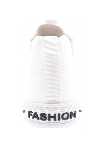 Dgn 22510 Kadin Kürklü Sneakers Ayakkabi 22510-1571-R0198 Beyaz