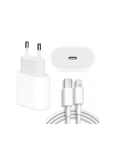 Solgun 20w Iphone Uyumlu Hızlı Şarj Aleti Adaptör + Kablo 1m 11/12/13/14 Serisi