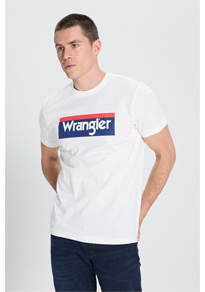 T-shirt Wrangler Kırık Beyaz
