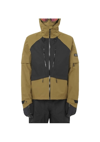 Salomon Salomon Venom Erkek Sarı Kayak Ceketi 6225 Hardal