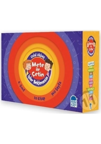 Mete ile Çetin İşler Beklemesin - 4. Sınıf Hikaye Seti - 10 Kitap Takım - Celal Akbaş - Mavi Kirpi