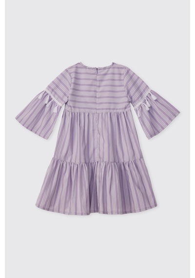 Panço Kız Bebek Lila Elbise 2611gb26056 Mor