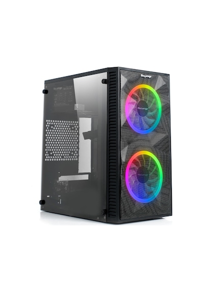 Magic Mikro Atx 2 Rainbow Fanlı Mesh Panel Akrilik Gaming Oyuncu Bilgisayar Kasası 0, Watt