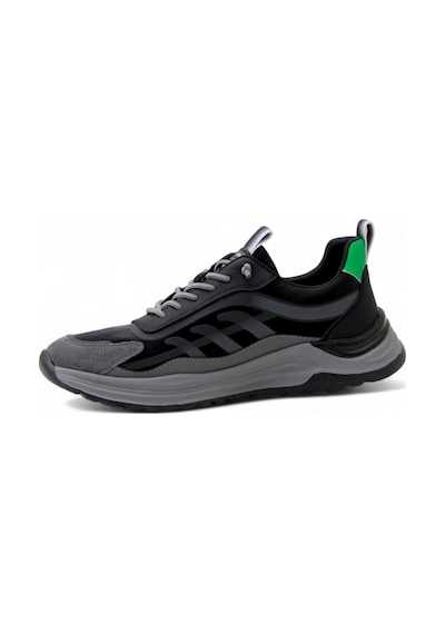 Guja 24y526-3 Trend Deri Erkek Sneaker Siyah