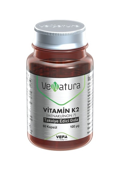 Venatura Vitamin K2 Menakuinon 7 Takviye Edici Gıda 60 Kapsül