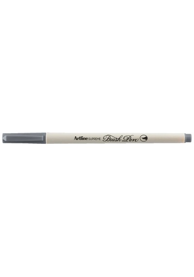 Artline Supreme Brush Uçlu Kalem Gri