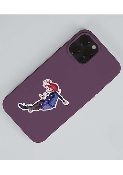 Blue Lock-hyoma Chigiri-bluelock-parlak Kağıt -2li Sticker Set-telefon Laptop Süsleme Kırmızı