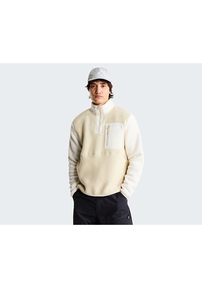 The North Face M Yumıorı 1/4 Zıp Erkek Outdoor Çeyrek Fermuarlı Polar Üst Nf0a883smıa1 Bej