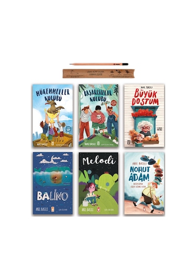 Timaş İlk Gençlik Anıl Basılı Set 6 Kitap - Melodi Balino Nohut Adam Mükemmeller Başarısızlar Kulübü Büyük Dostum