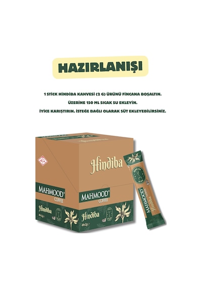 Mahmood Coffee Hindiba Kahvesi 48 x 2 G