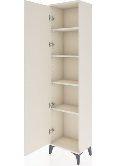 Arges Dolap 4 Raflı Tek Kapaklı 44x30x182 Aytaşı-aytaşı Aytaşı