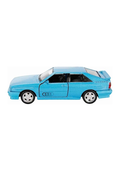 1:32 Rmz City Alman Klasikleri Serisi Die Cast Çek Bırak Model Araba - Mavi Audi Quattro Mavi