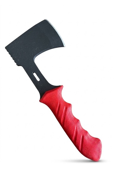 Ergonomik Kırmızı Saplı Çok Amaçlı Kompakt Outdoor Ve Kamp El Baltası