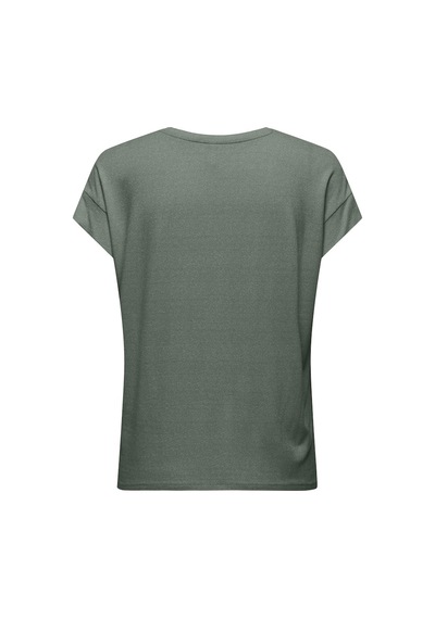 Only Onlcarrıe S/s Stıtch Glıtter Top Jrs Kadın Yeşil T-shirt - 15369279