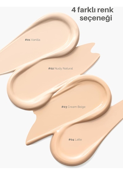 Ink Feather Perfect Fit Concealer 04 Latte - Spf30 Pa++ 24 Saat Kalıcı Çok Yönlü Kapatıcı Çok Renkli
