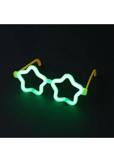12 Adet Yıldız Glow Gözlük Glow Partisi Ve Etkinlik İçin - Evori-874088