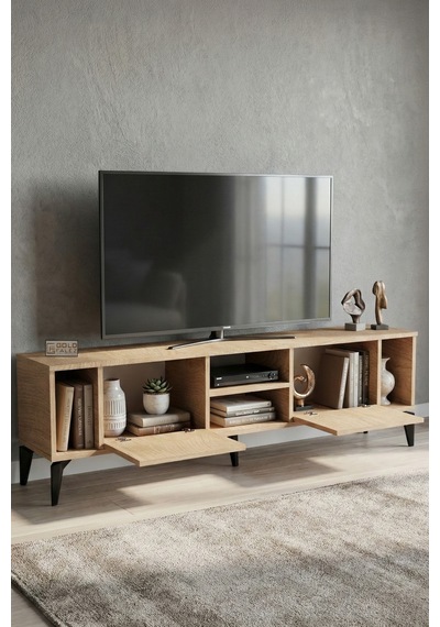 Northcity Linya Tv Sehpası Suntalam Bej 160x35 Cm