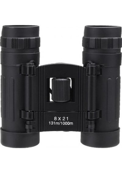 Nikula 8x21 Av Dürbünü - 131m/1000m - Kauçuk Kaplama Siyah