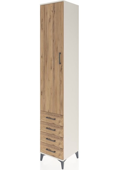 Hyperion Dolap 3 Raflı 4 Çekmeceli Tek Askılı 44x44x243 Aytaşı-çam Aytası Hyperion Dolap 3 Raflı 4 Çekmeceli Tek Askılı 44x44x243 Aytaşı-çam Aytası