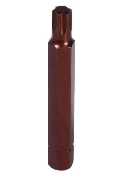 Rico 005-KK11605 Kaplamalı Mıknatıslı Torx Bits Uç Matkap Ucu T35 10x75 MM