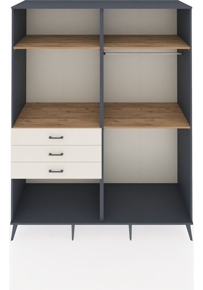 Kronos Gardrop 4 Raflı 3 Çekmeceli 2 Askılı 176x59x221 Antrasit-çam/aytaşı Çam/aytaşı Kronos Gardrop 4 Raflı 3 Çekmeceli 2 Askılı 176x59x221 Antrasit-çam/aytaşı Çam/aytaşı