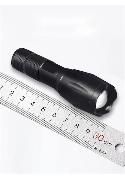 Gold Orion Km-108 T6 Led Şarjlı El Feneri 5 Modlu 200 Metre Işık Mesafesi Çok Renkli