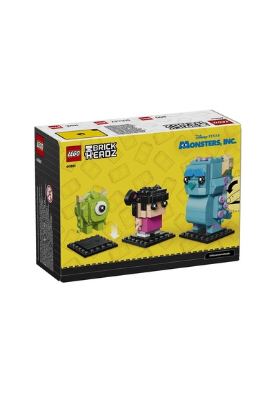 Lego Brickheadz Disney Classic Sulley, Mike Ve Boo Figürleri 40861
