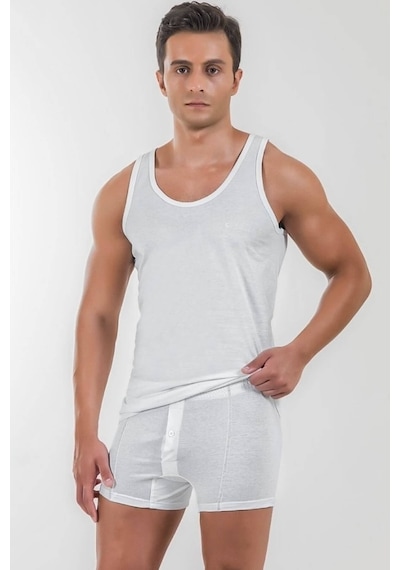 Pierre Cardin Atlet Boxer Takım Beyaz
