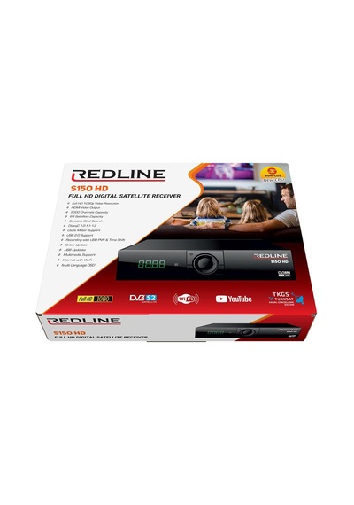 Redline S150 Kasalı Hd Uydu Alıcı-hdmı Ve Scart Bağlantı Özellikli