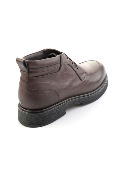 Kahve Hakiki Deri Erkek Bot & Bootie E02589690503