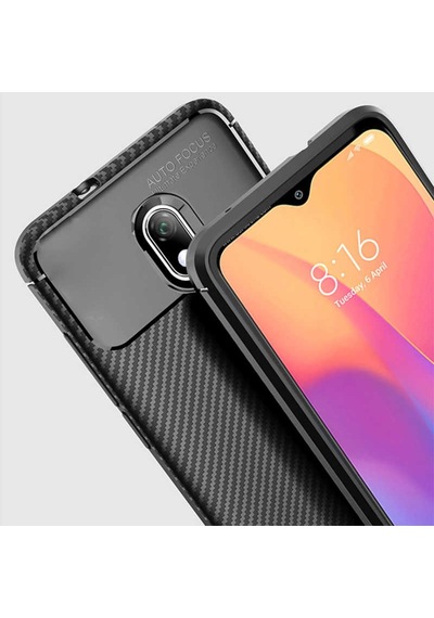 Xiaomi Redmi 8A Kilif Karbon Silikon Case 391302799