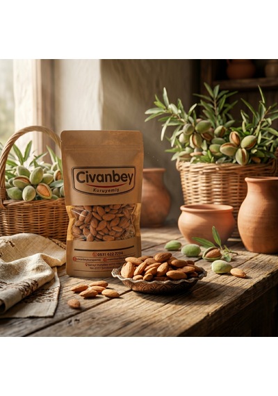 Civanbey Kuruyemiş Kavrulmuş Badem İçi 1 KG