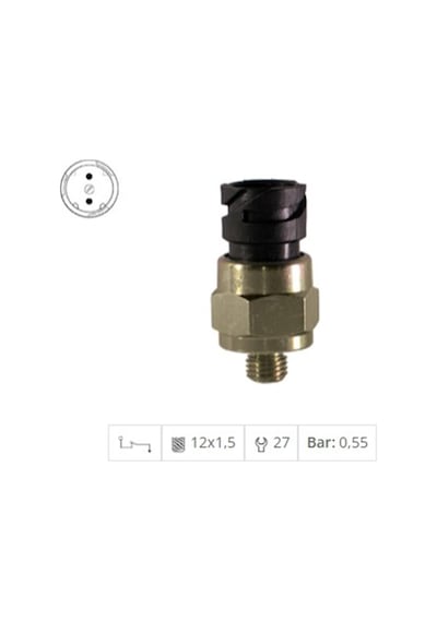 Yağ Müşürü 12x1.5/0.55 Bar Mercedes