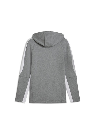 Puma Team Evostripe Hooded Erkek Futbol Kamp Ceketi 65994733 Gri Gri