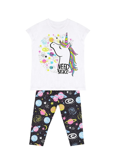 Denokids Mshb&g Uzayda Unicorn Kız Çocuk T-shirt Tayt Takım Çok Renkli Denokids Mshb&g Uzayda Unicorn Kız Çocuk T-shirt Tayt Takım Çok Renkli