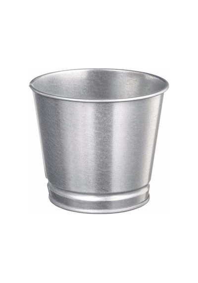 Paslanmaz Çelik Bitki Saksısı, 3 Adet, Boyanabilir, 9 Cm Çapında