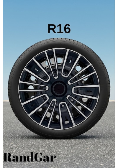 Hyundai İx35 16 İnç Jant Kapağı 4 Adet Siyah Gri C117 Rand