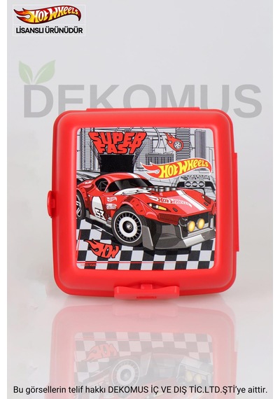 Dekomus İle Yeni Sezon Lisanslı Hot Wheels 2 Katlı Beslenme Kutusu Smart Lunch Box Altın