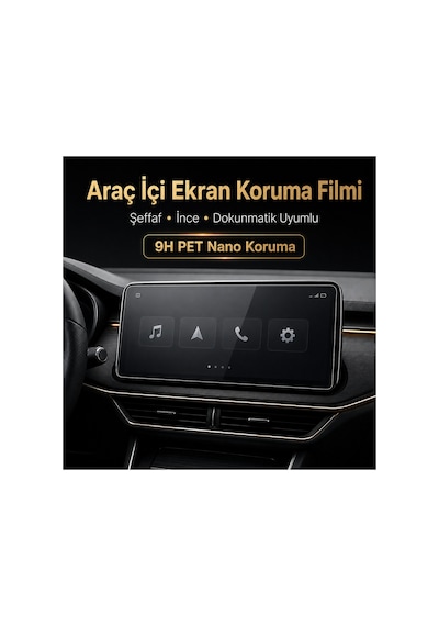 Skoda Octavia 2023 Multimedya + Kadran 2'li Set 9h Nano Ekran Koruyucu