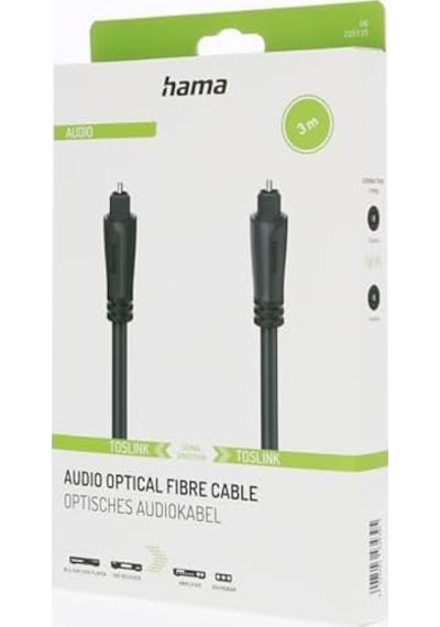 Optik Fiber Kablo, Odt Plug Toslink , 3m