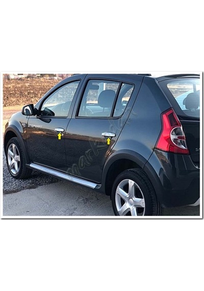 Woc Chrome Dacia Sandero Krom Kapı Kolu 2008-2012 4 Kapı  Paslanma