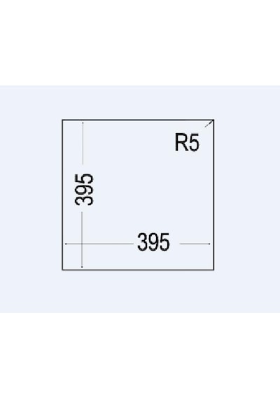 Teka Square 40.40 Tg Tezgah Altı Beyaz Granit Eviye