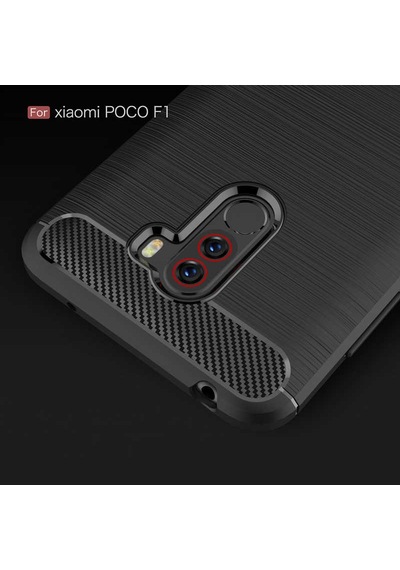 Xiaomi Pocophone F1 Kılıf Zore Room Silikon Kapak Gri