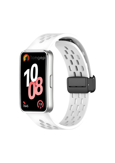 10-9-8 İle Uyumlu Delikli Tasarım Air Loop Silikon Kordon Manyetik Toka Mekanizmalı Nefes Alabilirlik Sağlayan Deform