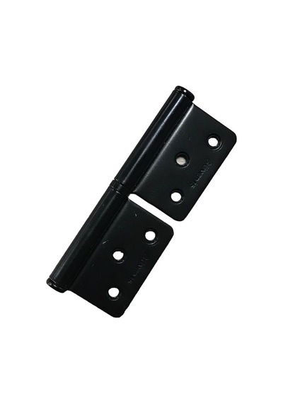 Güven İş Çelik Panel Yönsüz Kapı Menteşesi 12 Cm Mat Siyah